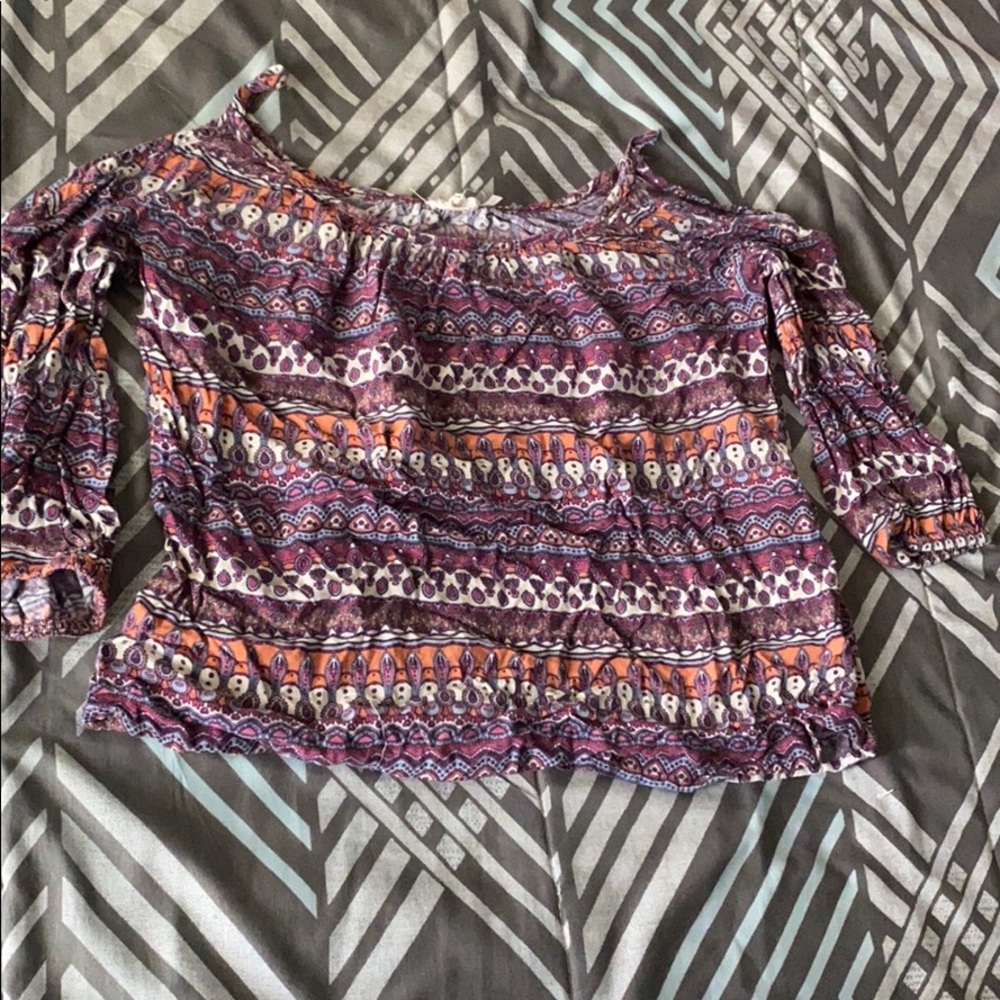 Strap-crop shirt